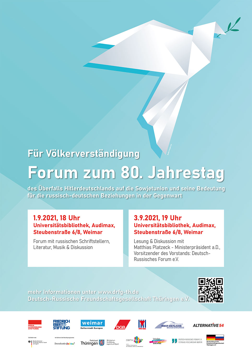 Plakat zur Veranstaltung