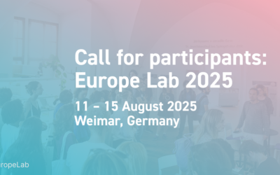 Europe Lab: Call for participants
